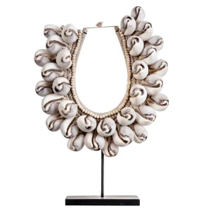 Figura Conchas en Color Blanco/Marrón