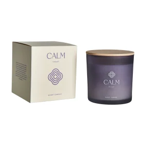 Vela Calm en Color Morado