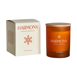 Vela Harmony en Color Naranja