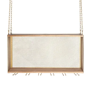 Estanteria Alleghe en Color Oro