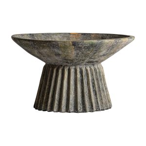 Ánfora Plissé Stone - Tonos Oscuros