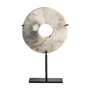 Figura Decorativa Agatha en Color Blanco/Negro