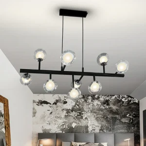 Lampara 9 Luces Altais N/Cr Dimableable