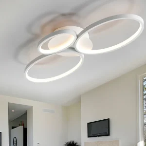 Plafon Sios Led 3 Aros Blanco