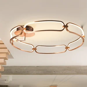 Colette Plafon Led Ø80 Oro Rosa Dimable