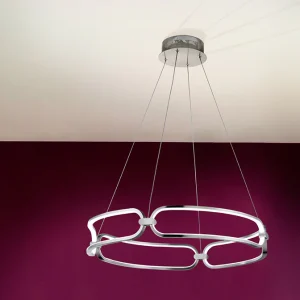Colette Lampara 60Ø Cromo Dimable