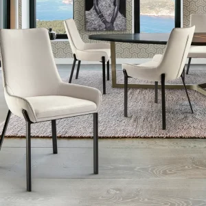 Diane Silla Neg Blanca Hilo Gris