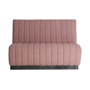 Sofá Warhem en algodón rosa rosa – Estilo Contemporáneo