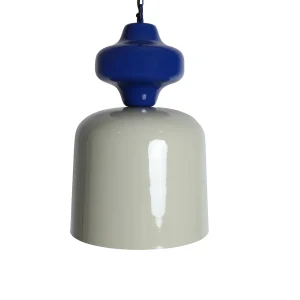 Lampadario Bloop en hierro gris gris acabado brillo – Estilo Contemporáneo