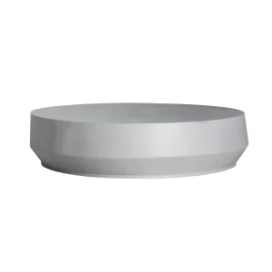 Mesa de Centro Loches en hormigón armado gris gris – Estilo Contemporáneo