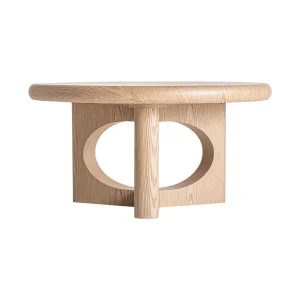Mesa de Centro Lira en madera dm marrón claro marrón claro – Estilo Contemporáneo