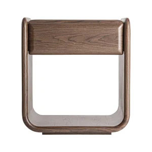 Mesita de Noche Arko en madera dm marrón marrón – Estilo Contemporáneo