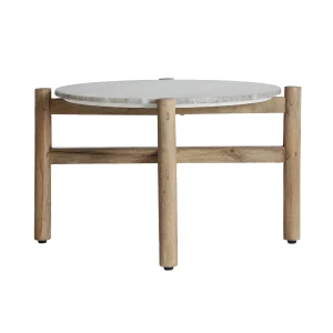 Mesa de Centro Lacaune en mármol gris gris – Estilo Nórdico