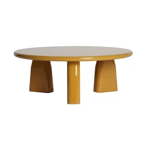 Mesa de Centro Provenza en madera mostaza mostaza acabado lacado – Estilo kitsh