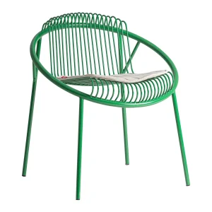 Silla Bienz en hierro verde verde – Estilo Contemporáneo