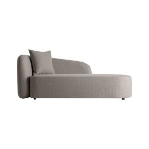 Chaise Longue Grimentz en polipropileno topo topo – Estilo Contemporáneo