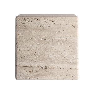 Mesa de Centro Rapolano en travertino beige – Estilo art deco