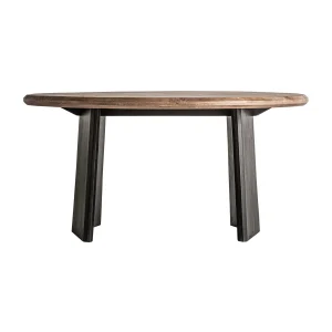 Mesa de Jantar Ardoix en madera de mango marrón natural – Estilo Contemporáneo
