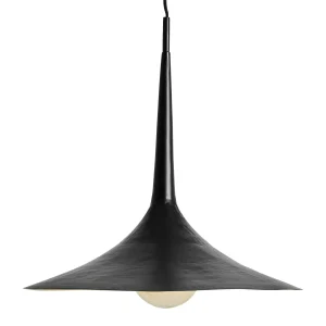 Lámpara de Colgar Mondher en hierro negro – Estilo Contemporáneo