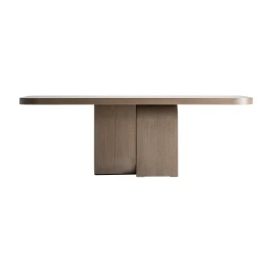 Mesa Comedor Stein en madera de roble marrón – Estilo Contemporáneo