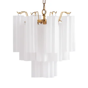 Lámpara de Colgar en cristal blanco – Estilo no definido