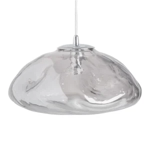 Lámpara de Colgar en cristal gris ahumado – Estilo no definido