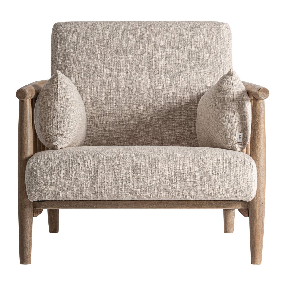 Sillón Grebin en madera abedul marrón – Estilo Contemporáneo - Imagen 3
