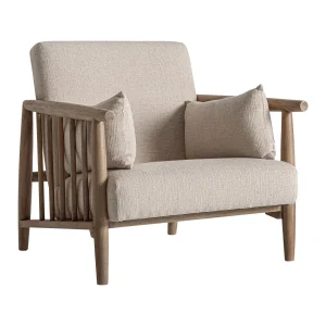 Sillón Grebin en madera abedul marrón – Estilo Contemporáneo