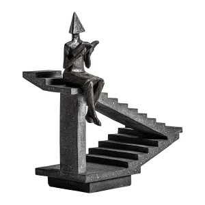 Figura Decorativa en resina negro – Estilo no definido