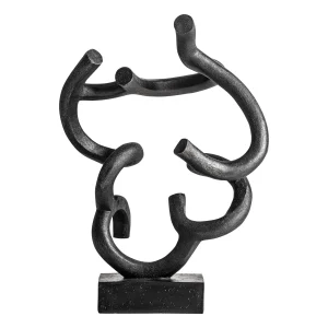 Figura Decorativa en resina negro – Estilo no definido