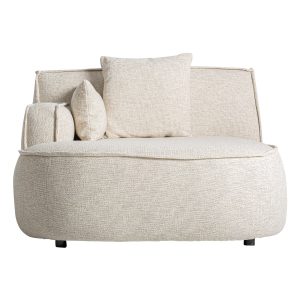 Módulo Sofá Esquinero Shol en poliéster beige – Estilo Clásico