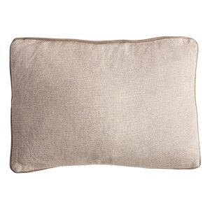 Cojín Sarabe en lino beige – Estilo Clásico