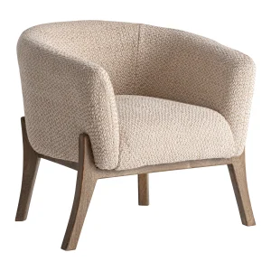 Sillón Liermo en yute blanco roto – Estilo Contemporáneo