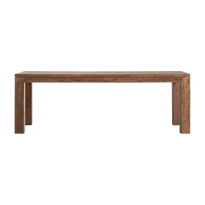 Mesa Comedor Selby en madera recuperada marrón natural – Estilo rústico
