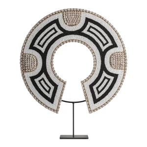 Figura Decorativa en bambú tonos neutros – Estilo Contemporáneo