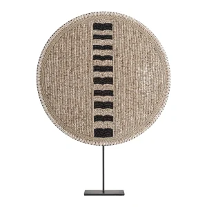 Figura Decorativa en bambú tonos neutros – Estilo Contemporáneo