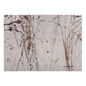 Alfombra Zuria en poliéster tonos neutros – Estilo Clásico